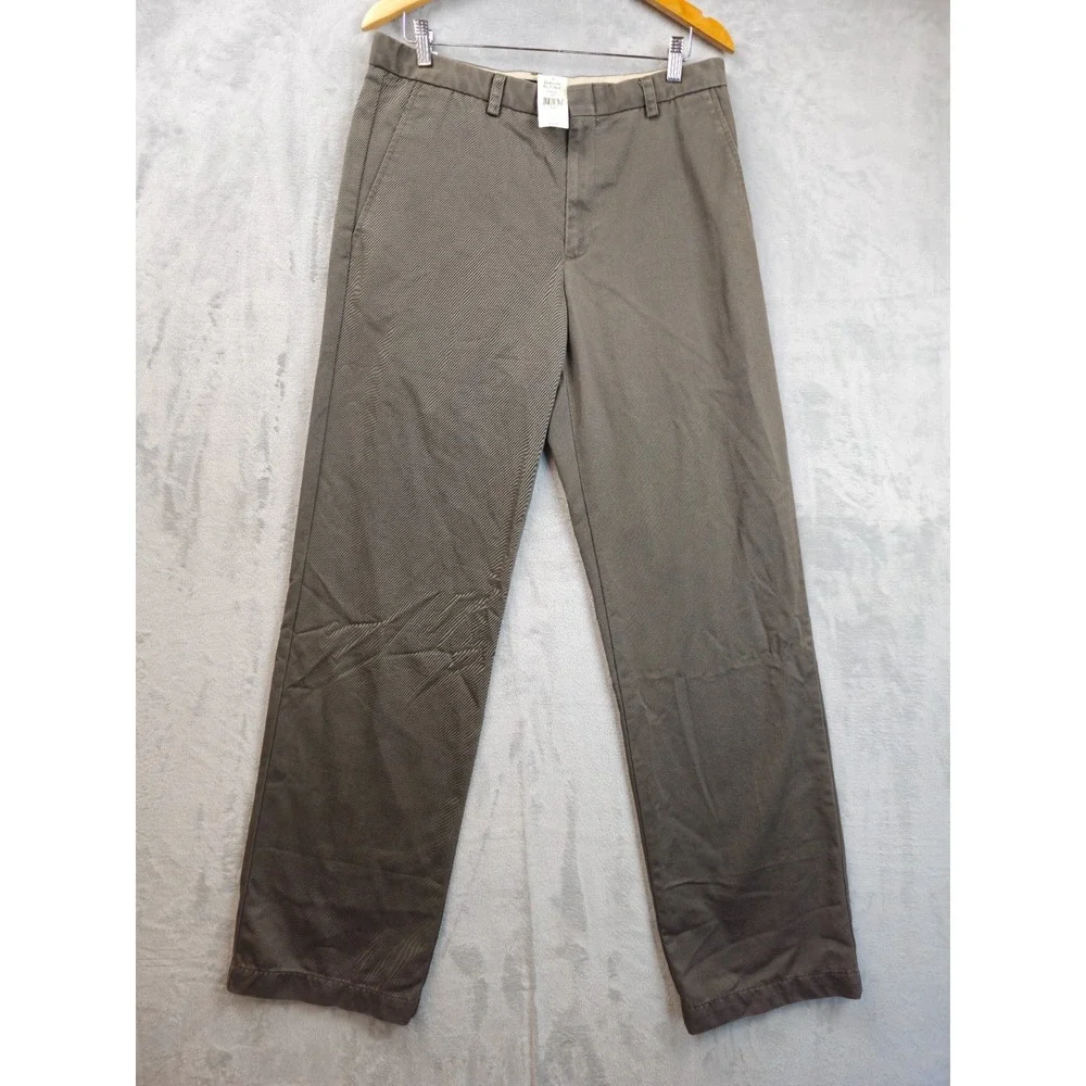 Banana Republic Pant Men 33L 34x35 Tall Gray Relaxed Straight Dawson Chino NWT